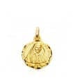 Hl. Angela de la Cruz Medaille 18K Gold P2979-314