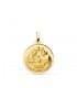 Medaglia Battesimo Sacra Famiglia oro 18kt 18mm
