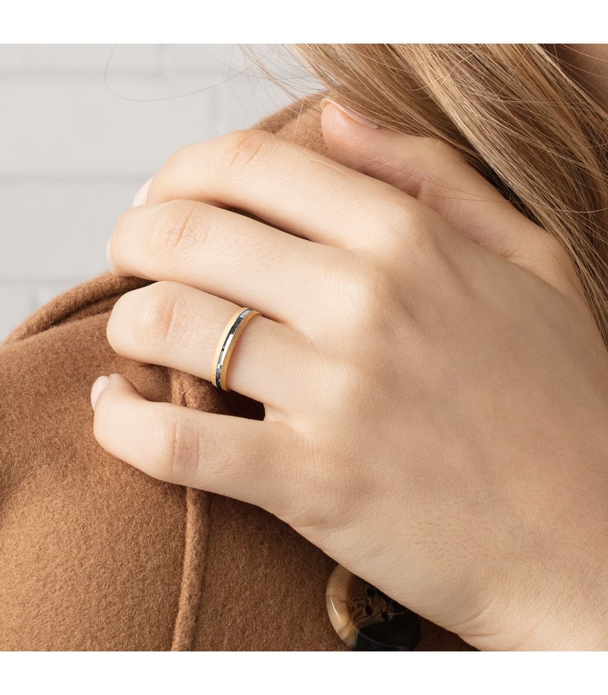 Alianza de oro para mujer. Anillos de boda 18 kilates.
