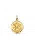 Medalla San Jorge Oro 18K 16mm Bisel