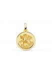 Medaille Hl. Georg Gelbgold 750er P8088-116