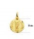 Medaglia San Raffaele Oro 18kt 14mm, medagliette religiose.