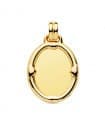 Pendentif ovale Brillante Or 18K 26 mm