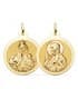 Scapulaire V. du Mont Carmel et C. Jésus Or 18K 26 mm Brillant
