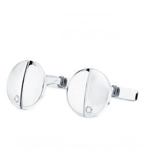Boutons de manchette Jerome Or Blanc 18K