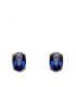 Boucles d'oreilles pierre saphir en or, bijoux femme