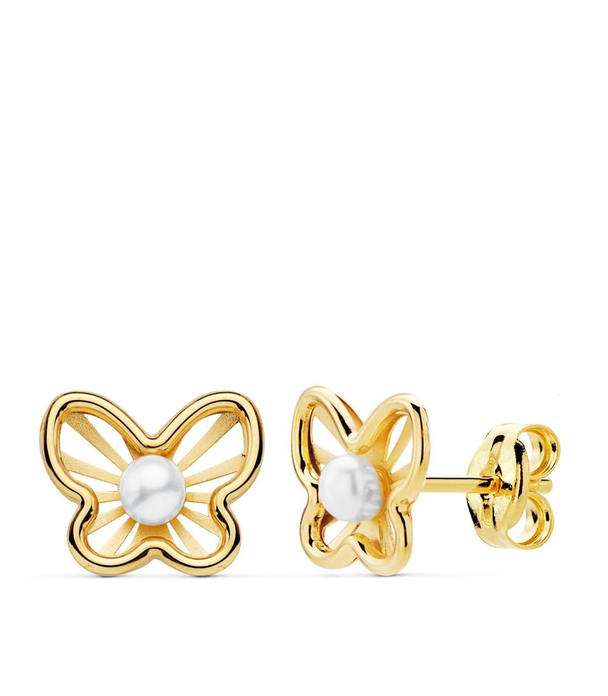 Juego de Comunión Oro Amarillo 18K Chloe Mariposa