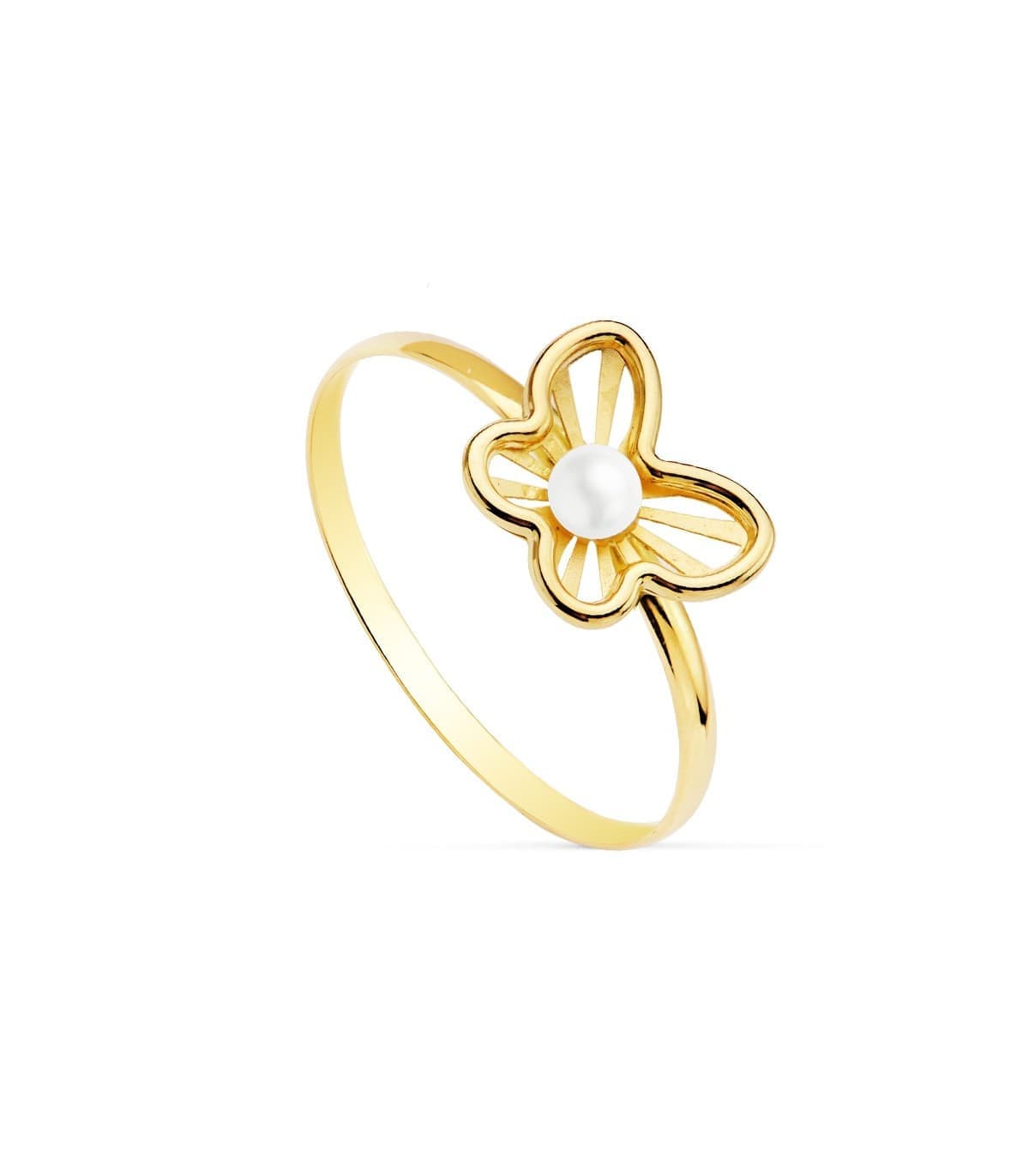 Juego de Comunión Oro Amarillo 18K Chloe Mariposa