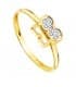 Juego de Comunión Oro Bicolor 18K Mariposa