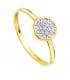 Juego de Comunión Oro Bicolor 18K Círculo