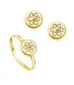 Parure de bijoux fille Or Jaune 18K Cercle
