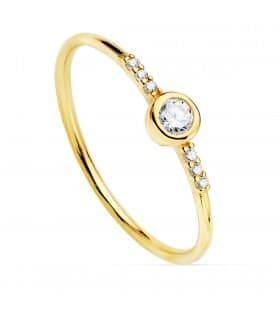 Anello Hayworth Oro giallo 18kt Diamanti 0140 ct