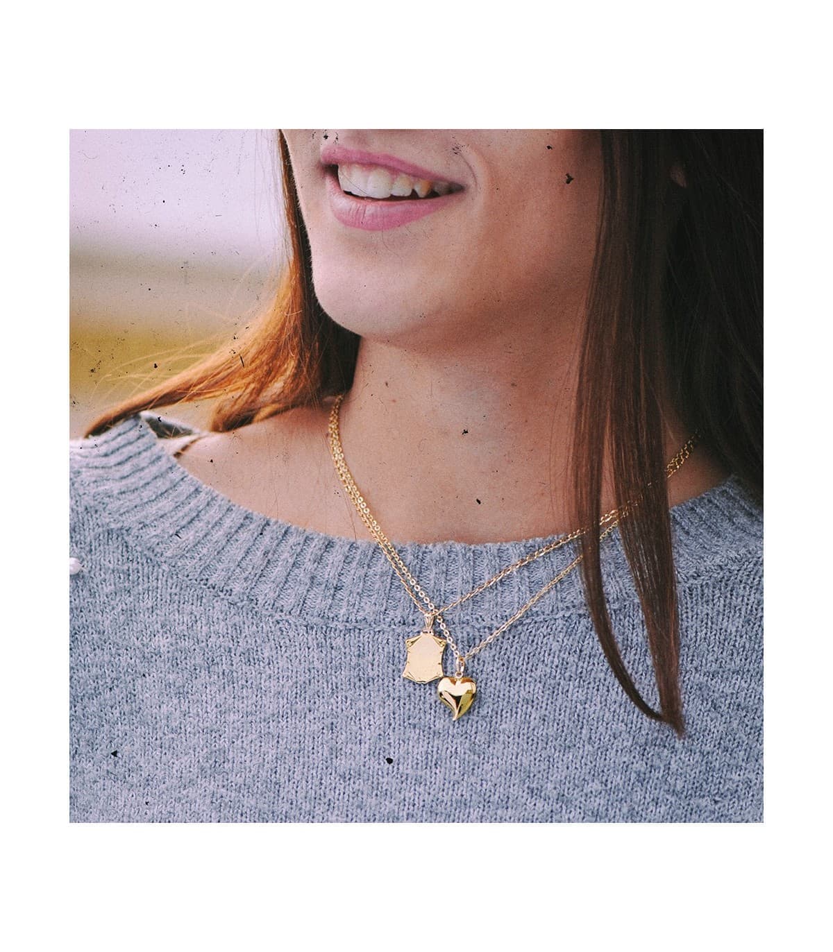 Charm in forma di cuore, ciondolo 15 mm, simbolo amore | Ciondoli donna