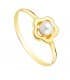 Bague fille Communion Candela Or 18K Fleur, bijoux en ligne