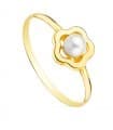 Bague fille Communion Candela Or 18K Fleur