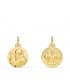 Escapulario San Benito Oro amarillo 18K 12mm medalla religiosa