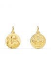 Escapulario San Benito Oro amarillo 18K 12mm