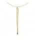 Collar Oro Amarillo 18K Barra Pincho