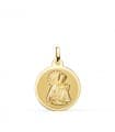 Médaille Notre-Dame des Abandonnées Or 18K 18mm Brillante