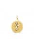 Medalla Ángel Bebé Oro 18K Brillo 16mm