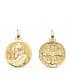 Escapulario San Benito Oro amarillo 18K 18mm Brillo
