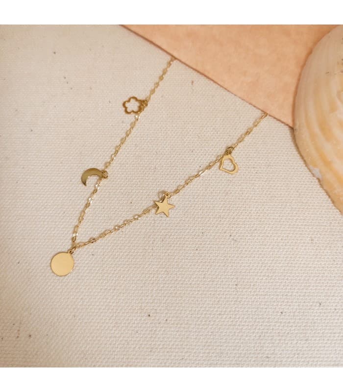Collar Mujer Dream Oro Amarillo 18K 42 cm