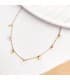 Collier Femme Étoiles Nacre Or Jaune 18K 40 cm