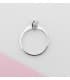 Elegante anello di fidanzamento da donna - Anello Solitario Salvatore oro bianco 18 Kt