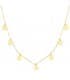 Collar Mujer Chapitas Oro Amarillo 18K 40 cm