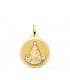Medalla Virgen Caridad del Cobre Cuba Oro 18k 24mm