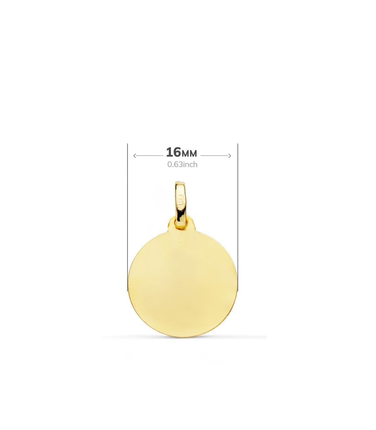 Jesus Anhänger Gelbgold 18 Karat P5004-116