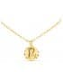 Collar Medalla Virgen Niña Perlas Oro 18K  40cm