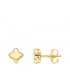 Pendientes oro amarillo 18K Estrella 4 puntas