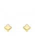 Pendientes oro amarillo 18K Estrella 4 puntas