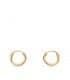 Pendientes aro de oro amarillo Morgana 10mm 18 Ktes