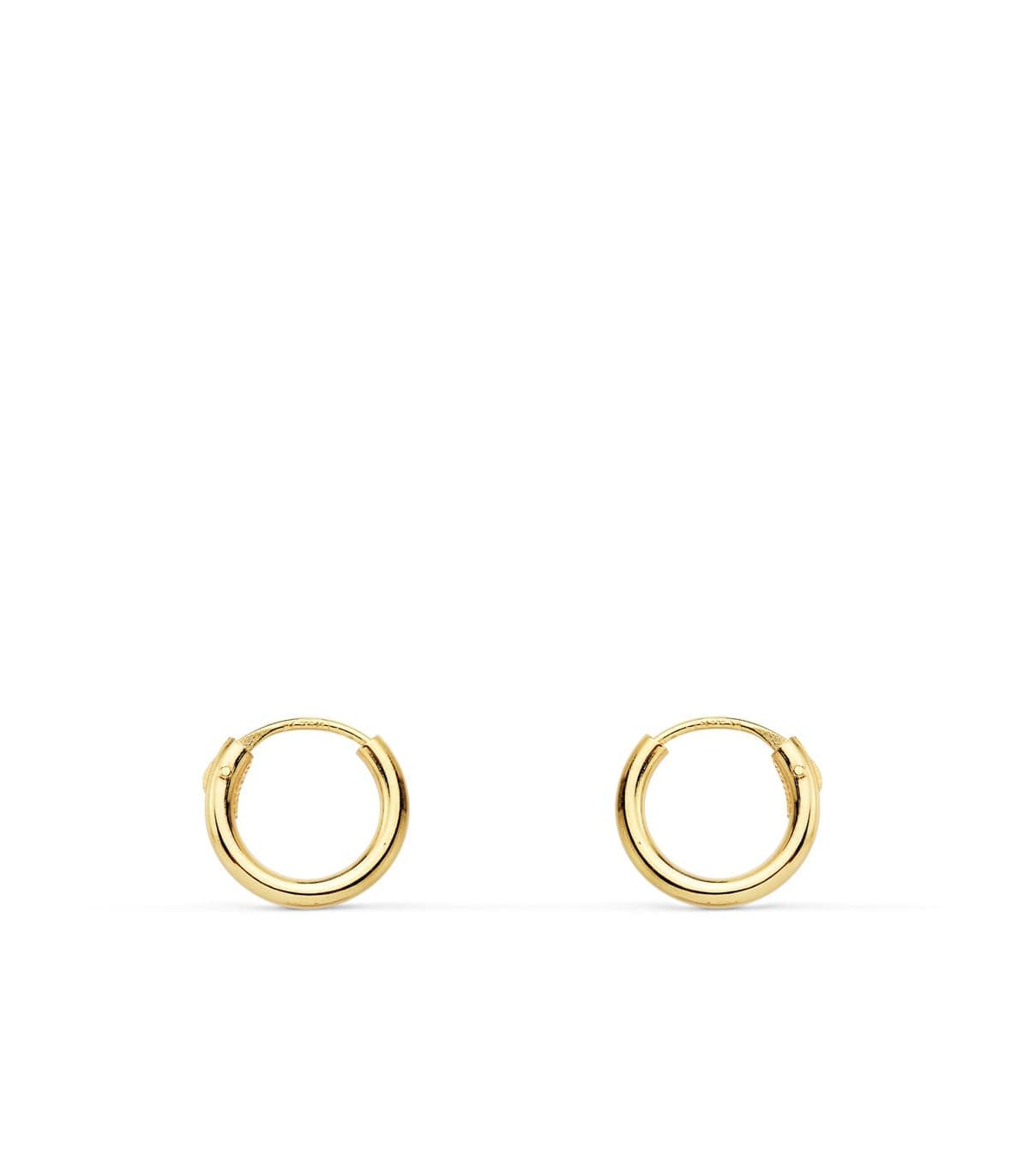 Pendientes aro de oro amarillo Morgana 10mm 18 Ktes