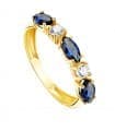 Damenring Gelbgold 18K 19539-AZ