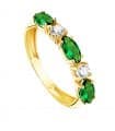 Damenring Gelbgold 18K 19539-VE