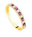 Damenring Gelbgold 18K 12570-CIRO