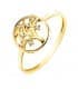 Bague or jaune 18K Arbre de vie