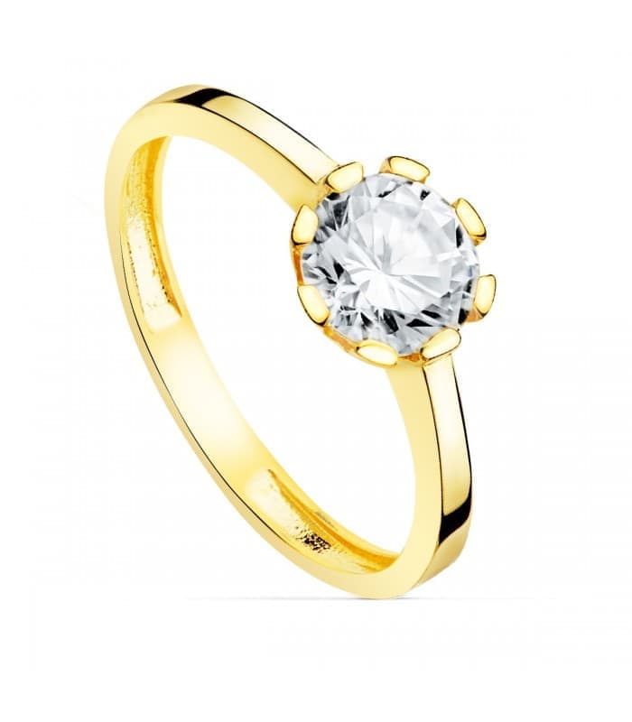 Bague femme Or Jaune 18K Lausana