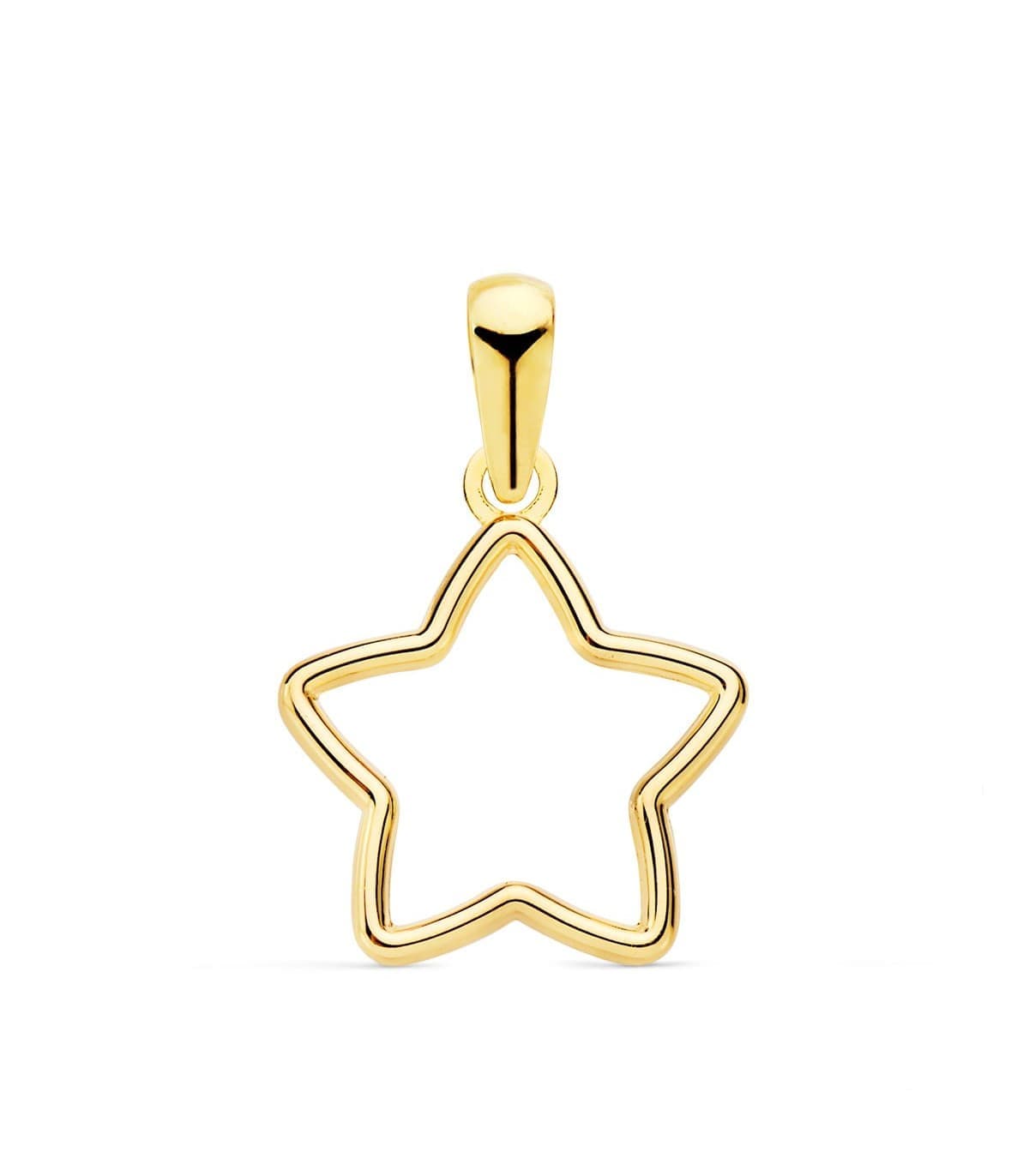 Colgante Suli Oro Amarillo 18k Estrella