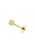 Piercing Stud Garrita Oro Amarillo 18K