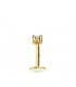 Piercing Stud Garrita Oro Amarillo 18K