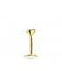 Piercing Stud Oro Amarillo 18K Circonita Bocel
