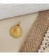 Medalla de oro para bebé Dulce Niño de la flor 18 kilates joya personalizada