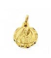 Hl. Angela de la Cruz Medaille 18K Gold P2979-316