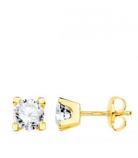 Pendientes Oro Amarillo Georgina 18K