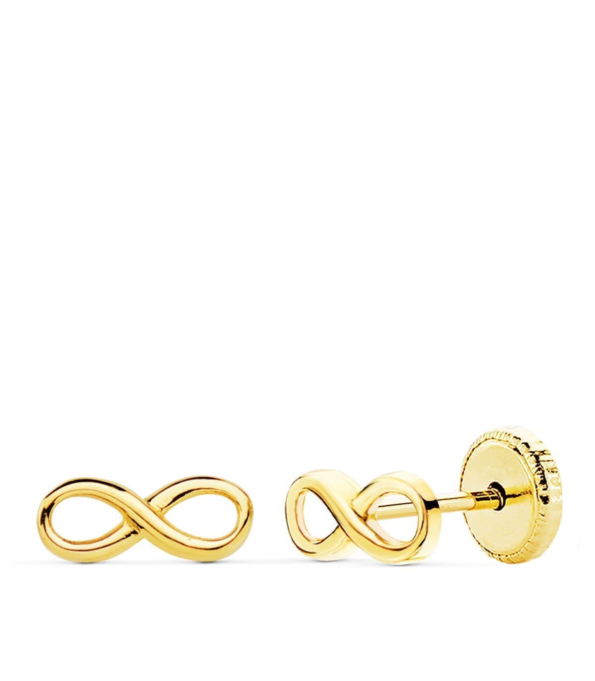 Ohrringe Infinity Damen 750 Gold 21138, mit Unendlich-Motiv 8 mm | Ohrschmuck
