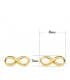 Ohrringe Infinity Damen 750 Gold 21138, mit Unendlich-Motiv 8 mm | Ohrschmuck